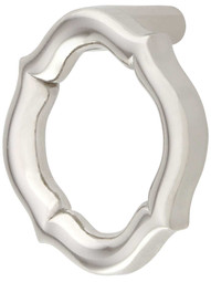 Trellis Rigid Pendant Pull - 2 inch Diameter in Polished Nickel.